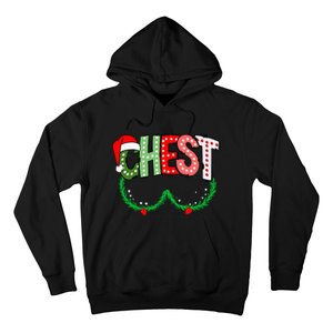 Chest Nuts Matching Chestnuts Funny Christmas Couples Chest Hoodie