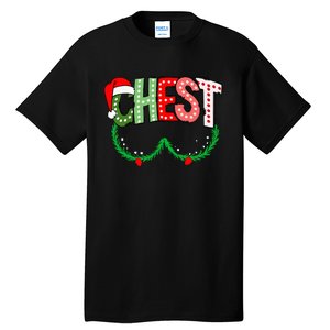 Chest Nuts Matching Chestnuts Funny Christmas Couples Chest Tall T-Shirt