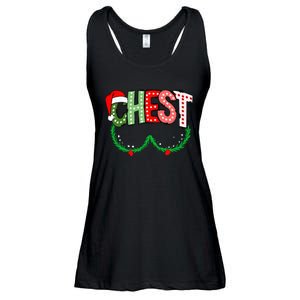 Chest Nuts Matching Chestnuts Funny Christmas Couples Chest Ladies Essential Flowy Tank