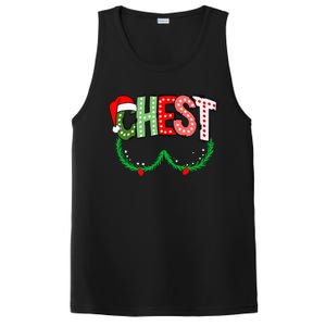 Chest Nuts Matching Chestnuts Funny Christmas Couples Chest PosiCharge Competitor Tank