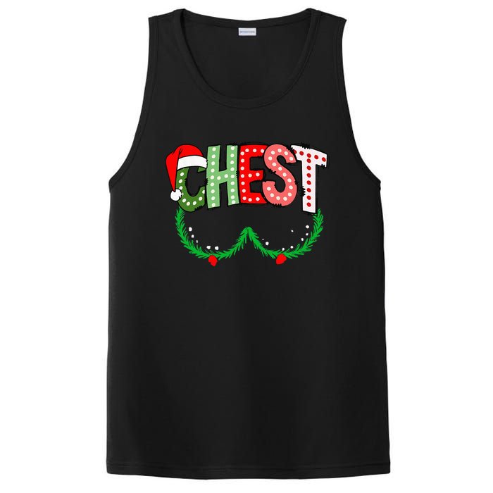 Chest Nuts Matching Chestnuts Funny Christmas Couples Chest PosiCharge Competitor Tank