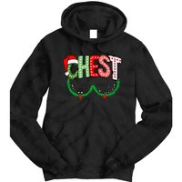 Chest Nuts Matching Chestnuts Funny Christmas Couples Chest Tie Dye Hoodie