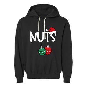 Chest Nuts Matching Chestnuts Xmas Christmas Couples Garment-Dyed Fleece Hoodie