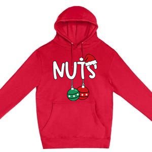 Chest Nuts Matching Chestnuts Xmas Christmas Couples Premium Pullover Hoodie