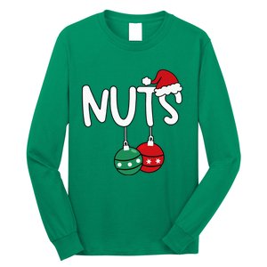 Chest Nuts Matching Chestnuts Xmas Christmas Couples Long Sleeve Shirt