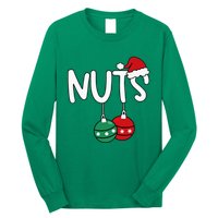 Chest Nuts Matching Chestnuts Xmas Christmas Couples Long Sleeve Shirt