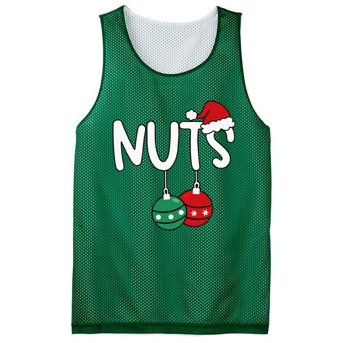 Chest Nuts Matching Chestnuts Xmas Christmas Couples Mesh Reversible Basketball Jersey Tank