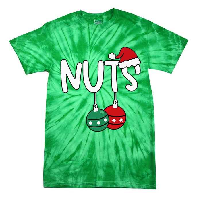 Chest Nuts Matching Chestnuts Xmas Christmas Couples Tie-Dye T-Shirt