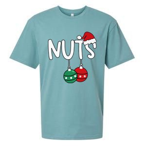 Chest Nuts Matching Chestnuts Xmas Christmas Couples Sueded Cloud Jersey T-Shirt