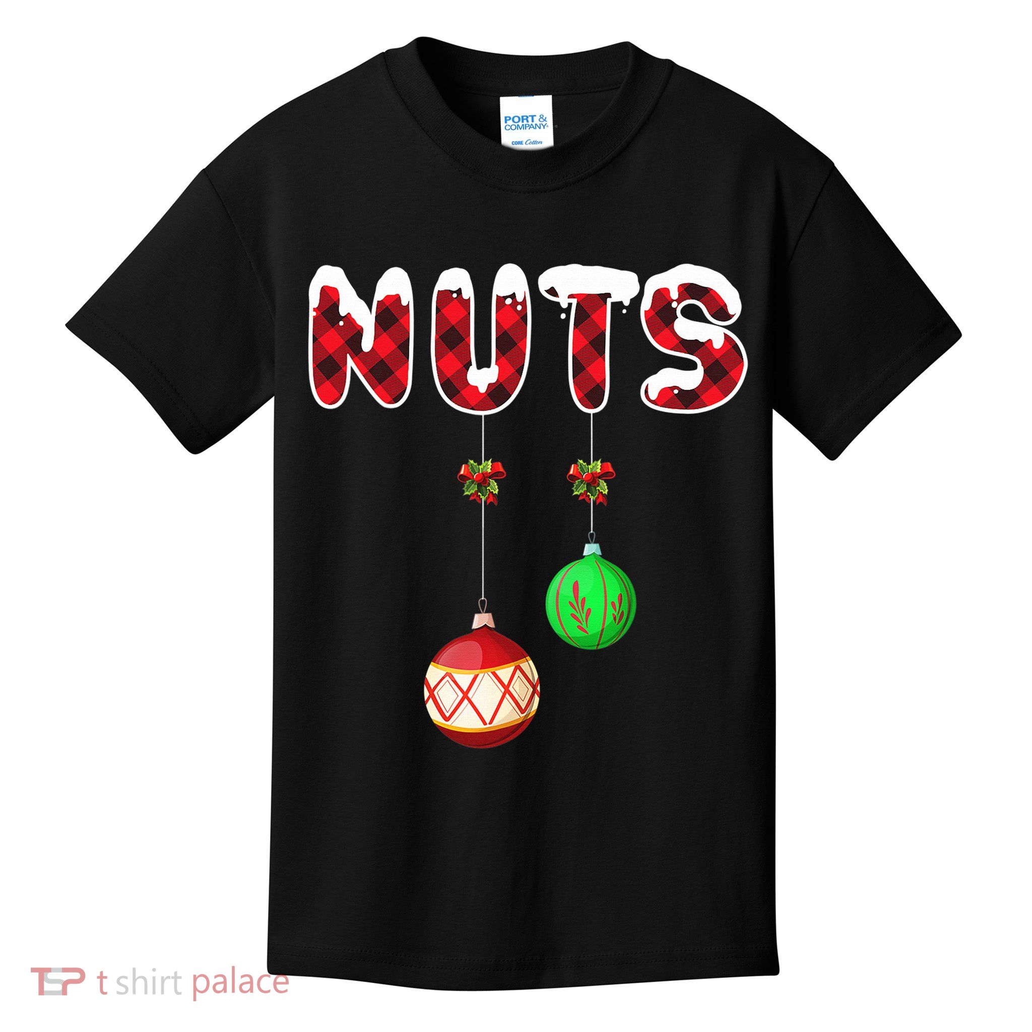 Chest Nuts Matching Christmas Pajamas For Couples Adults Kids T-Shirt