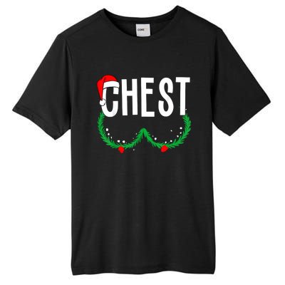 Chest Nuts Matching Chestnuts Funny Christmas Couples Chest Tall Fusion ChromaSoft Performance T-Shirt