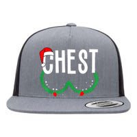 Chest Nuts Matching Chestnuts Funny Christmas Couples Chest Flat Bill Trucker Hat