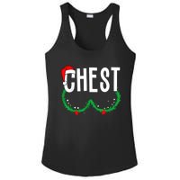 Chest Nuts Matching Chestnuts Funny Christmas Couples Chest Ladies PosiCharge Competitor Racerback Tank