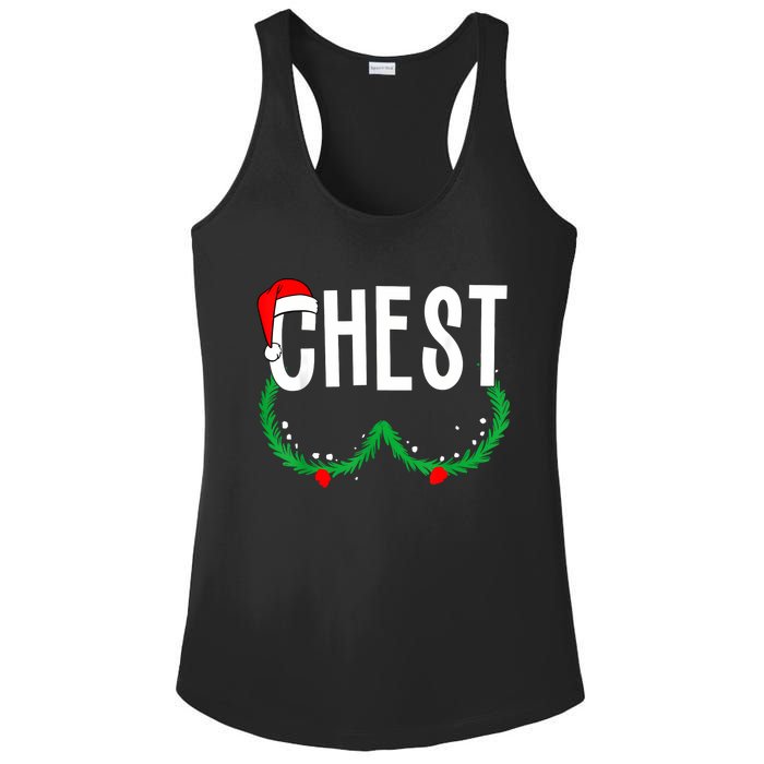 Chest Nuts Matching Chestnuts Funny Christmas Couples Chest Ladies PosiCharge Competitor Racerback Tank