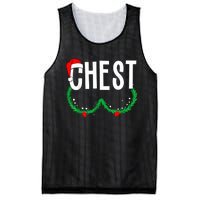 Chest Nuts Matching Chestnuts Funny Christmas Couples Chest Mesh Reversible Basketball Jersey Tank