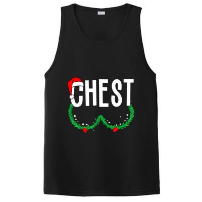 Chest Nuts Matching Chestnuts Funny Christmas Couples Chest PosiCharge Competitor Tank