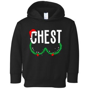 Chest Nuts Matching Chestnuts Funny Christmas Couples Chest Toddler Hoodie