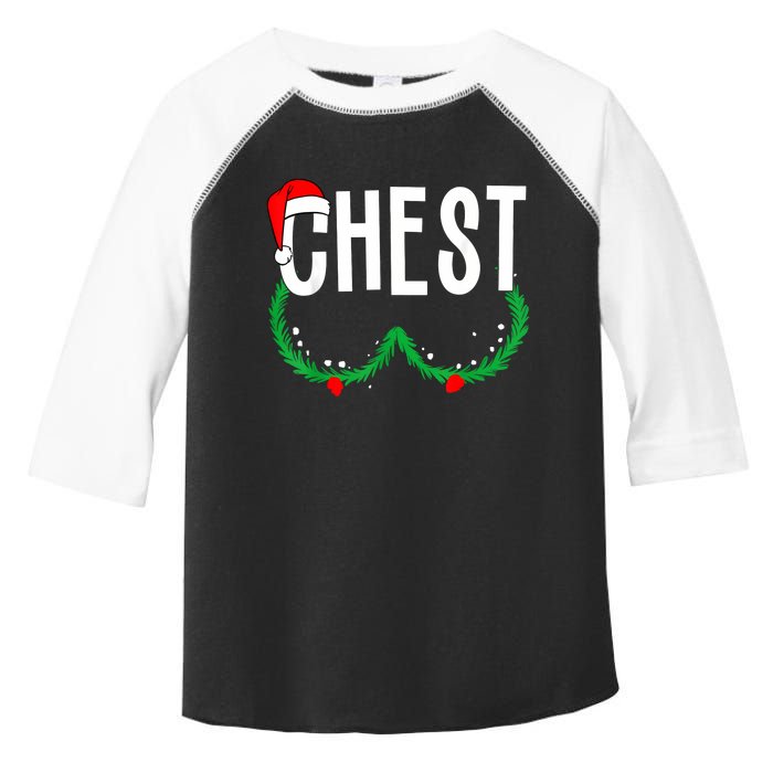 Chest Nuts Matching Chestnuts Funny Christmas Couples Chest Toddler Fine Jersey T-Shirt