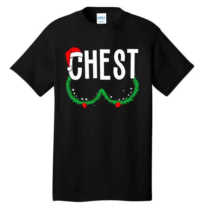 Chest Nuts Matching Chestnuts Funny Christmas Couples Chest Tall T-Shirt