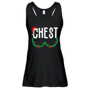 Chest Nuts Matching Chestnuts Funny Christmas Couples Chest Ladies Essential Flowy Tank