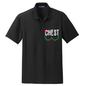 Chest Nuts Matching Chestnuts Funny Christmas Couples Chest Dry Zone Grid Polo