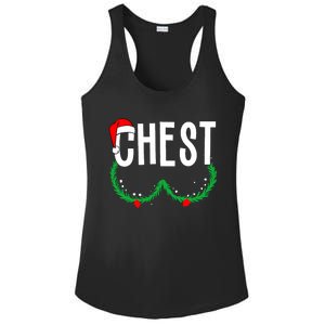 Chest Nuts Matching Chestnuts Funny Christmas Couples Chest Ladies PosiCharge Competitor Racerback Tank