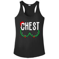 Chest Nuts Matching Chestnuts Funny Christmas Couples Chest Ladies PosiCharge Competitor Racerback Tank