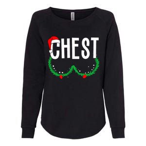 Chest Nuts Matching Chestnuts Funny Christmas Couples Chest Womens California Wash Sweatshirt