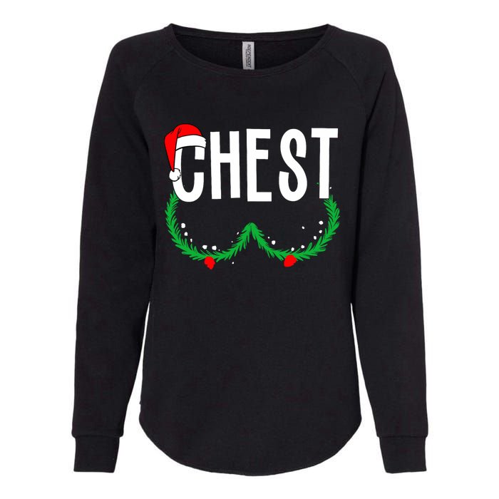 Chest Nuts Matching Chestnuts Funny Christmas Couples Chest Womens California Wash Sweatshirt