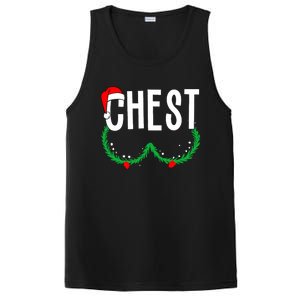 Chest Nuts Matching Chestnuts Funny Christmas Couples Chest PosiCharge Competitor Tank