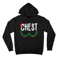 Chest Nuts Matching Chestnuts Funny Christmas Couples Chest Tall Hoodie