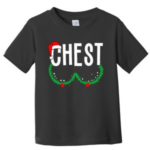 Chest Nuts Matching Chestnuts Funny Christmas Couples Chest Toddler T-Shirt