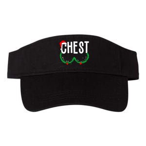 Chest Nuts Matching Chestnuts Funny Christmas Couples Chest Valucap Bio-Washed Visor