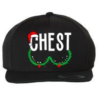 Chest Nuts Matching Chestnuts Funny Christmas Couples Chest Wool Snapback Cap