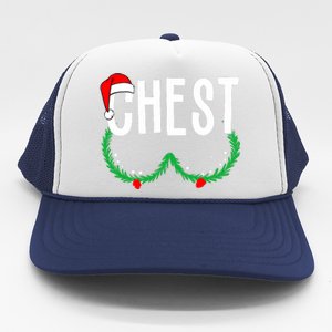 Chest Nuts Matching Chestnuts Funny Christmas Couples Chest Trucker Hat