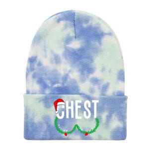 Chest Nuts Matching Chestnuts Funny Christmas Couples Chest Tie Dye 12in Knit Beanie