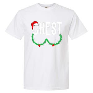 Chest Nuts Matching Chestnuts Funny Christmas Couples Chest Garment-Dyed Heavyweight T-Shirt