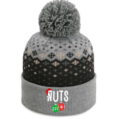 Chest Nuts Matching Chestnuts Funny Christmas Couples Nuts The Baniff Cuffed Pom Beanie