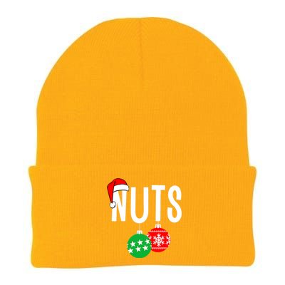 Chest Nuts Matching Chestnuts Funny Christmas Couples Nuts Knit Cap Winter Beanie