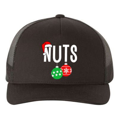 Chest Nuts Matching Chestnuts Funny Christmas Couples Nuts Yupoong Adult 5-Panel Trucker Hat