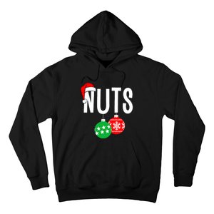 Chest Nuts Matching Chestnuts Funny Christmas Couples Nuts Hoodie