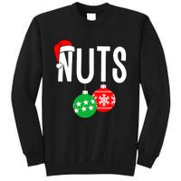 Chest Nuts Matching Chestnuts Funny Christmas Couples Nuts Sweatshirt