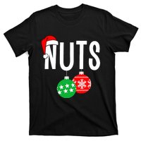 Chest Nuts Matching Chestnuts Funny Christmas Couples Nuts T-Shirt