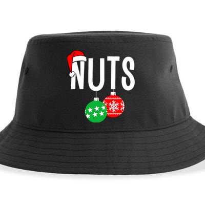 Chest Nuts Matching Chestnuts Funny Christmas Couples Nuts Sustainable Bucket Hat