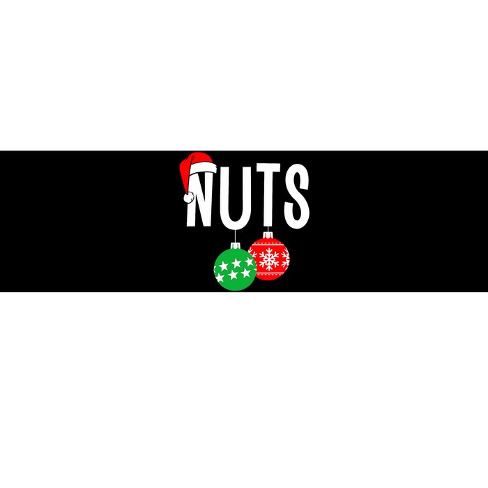 Chest Nuts Matching Chestnuts Funny Christmas Couples Nuts Bumper Sticker