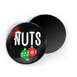 Chest Nuts Matching Chestnuts Funny Christmas Couples Nuts Magnet