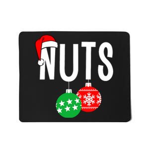 Chest Nuts Matching Chestnuts Funny Christmas Couples Nuts Mousepad