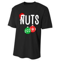 Chest Nuts Matching Chestnuts Funny Christmas Couples Nuts Performance Sprint T-Shirt