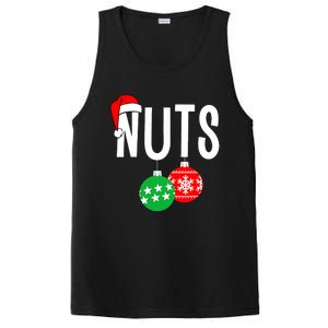 Chest Nuts Matching Chestnuts Funny Christmas Couples Nuts PosiCharge Competitor Tank