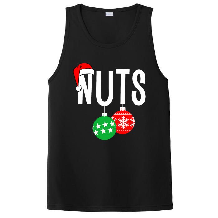 Chest Nuts Matching Chestnuts Funny Christmas Couples Nuts PosiCharge Competitor Tank